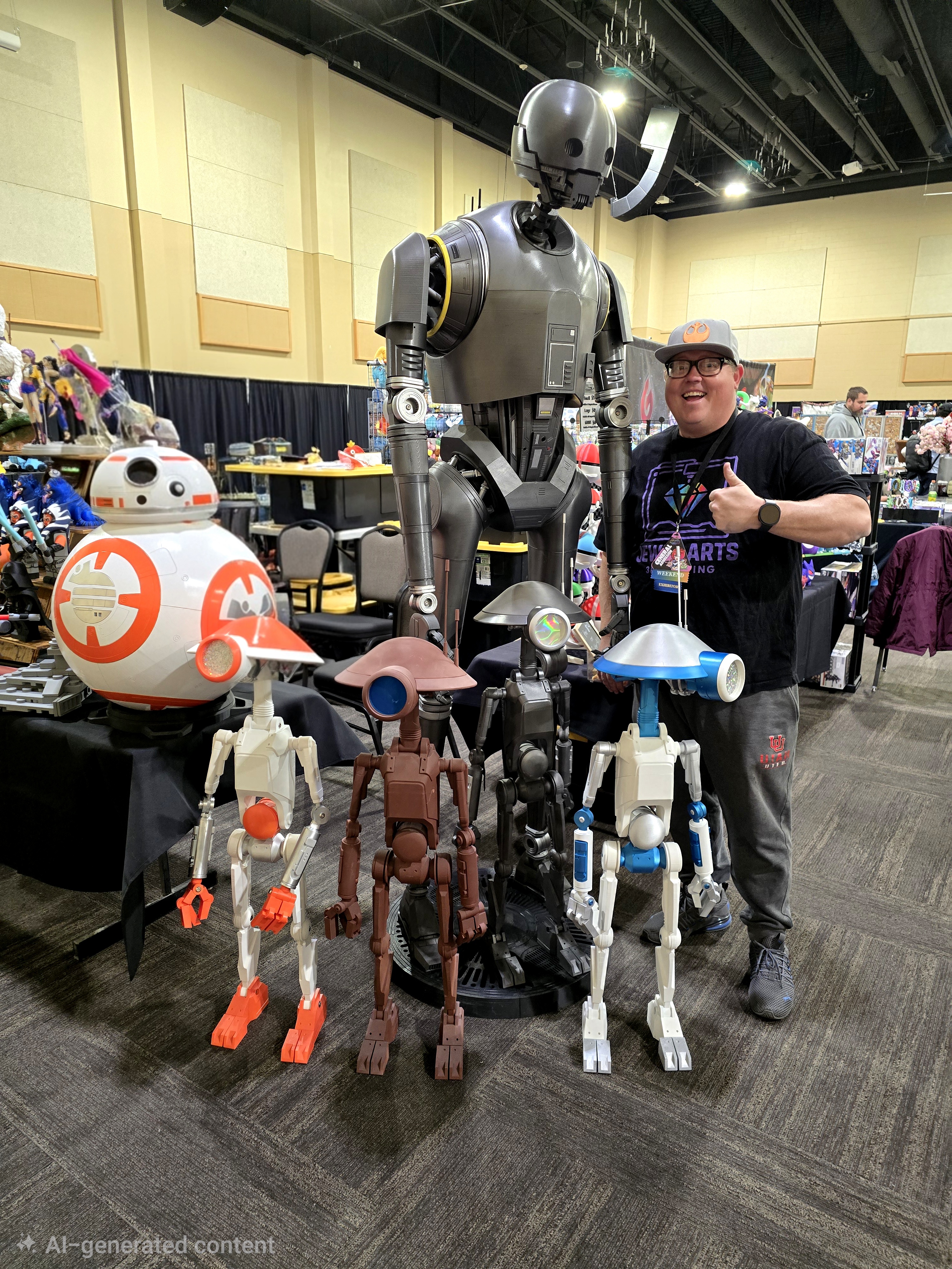 Painted droid